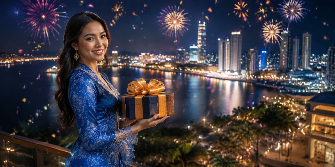 Female player in baju kurung enjoying a deposit bonus in Johor via mobile app